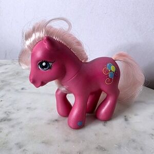 My Little Pony G4 Pinkie Pie 2015 Hasbro Glitter Metallic Pink Balloon C